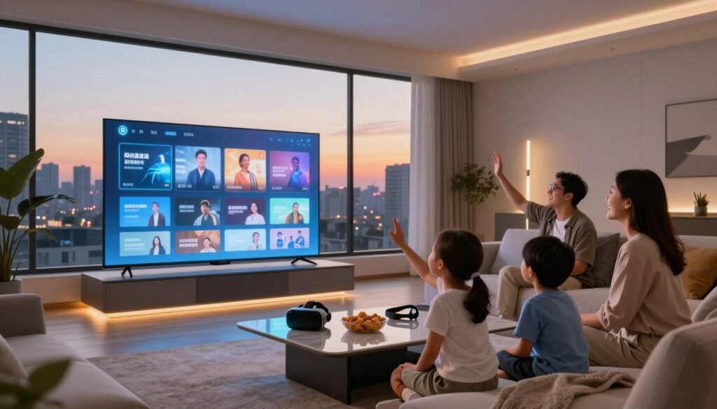 digital underhållning och framtidens tv